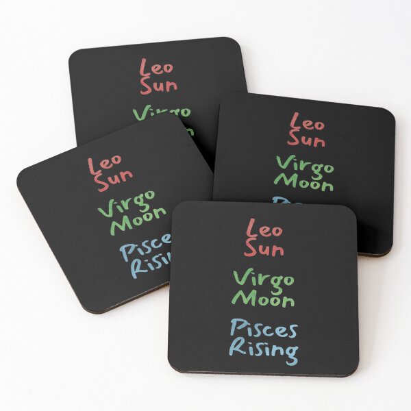 Item preview, Leo Sun Virgo Moon Pisces Rising Text designed and sold by leomooncreates.