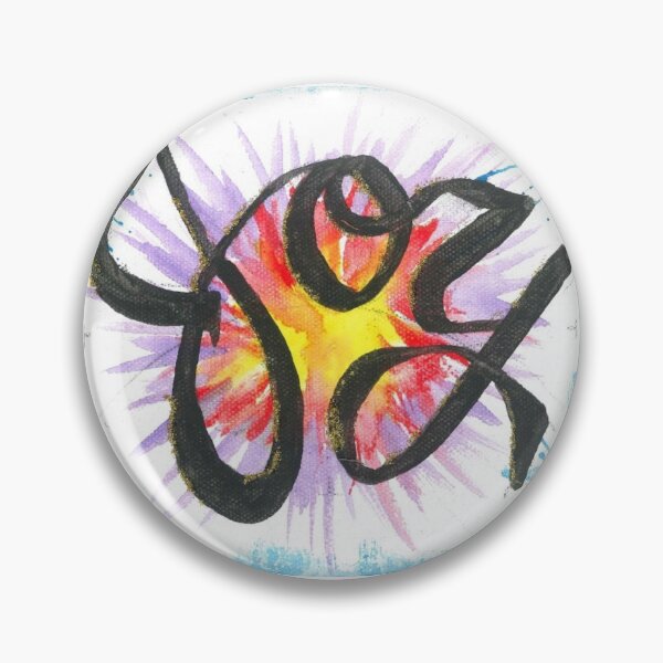 Item preview, Joy watercolor splash painting designed and sold by DakiniTradingCo.