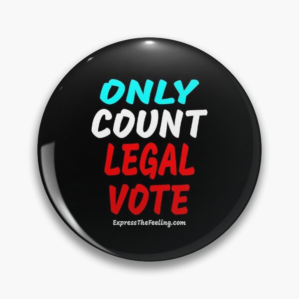 Aperçu de l'œuvre Ne comptez que le vote légal créée et vendue par ETFStore.