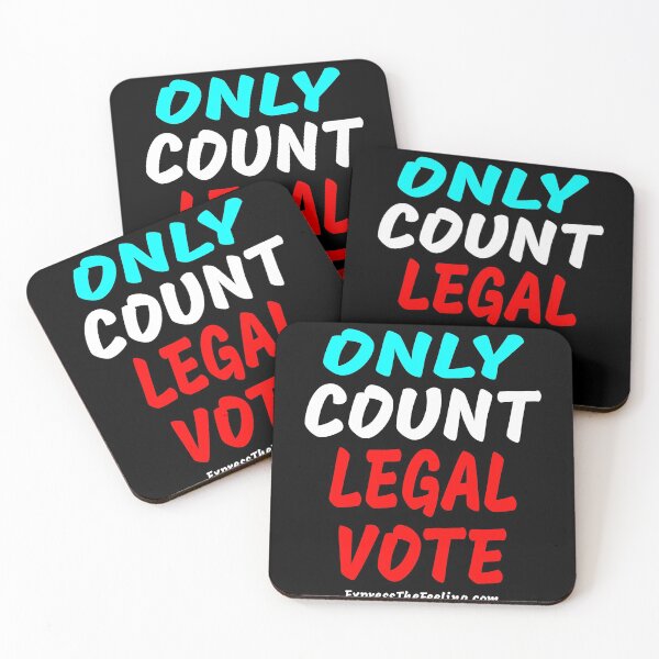 Item preview, Only Count Legal Vote designed and sold by ETFStore.