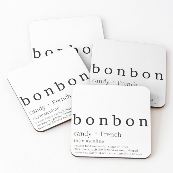 Aperçu de l'œuvre bonbon - bonbon - mot français esthétique créée et vendue par Anouck Heyer.