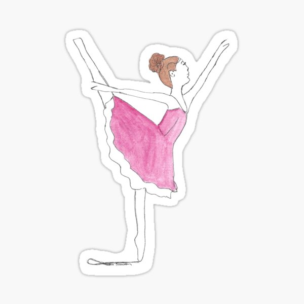 Item preview, Ballerina Arabesque en Pointe  designed and sold by AliCatOriginals.