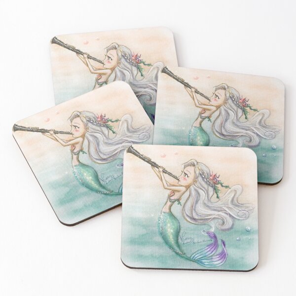 Item preview, Ste-Anne Mermaid Clarinet Playing designed and sold by SteAnneMermaid.