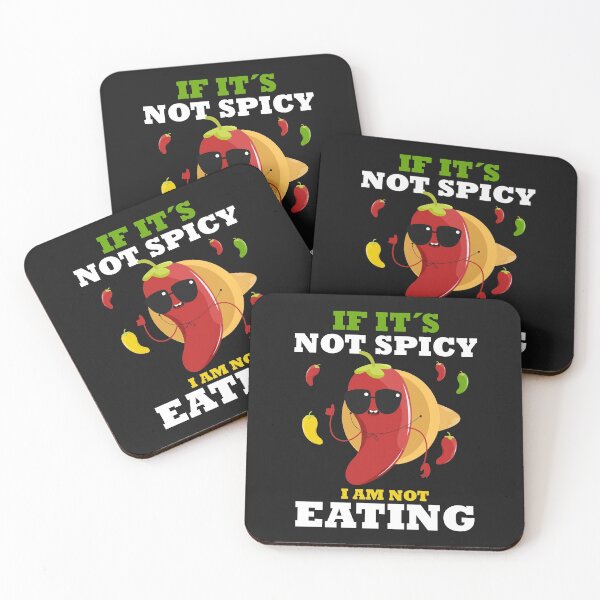 Item preview, If it´s not spicy im not eating it Spicy Lovers gift idea  designed and sold by Músico Ilustre.