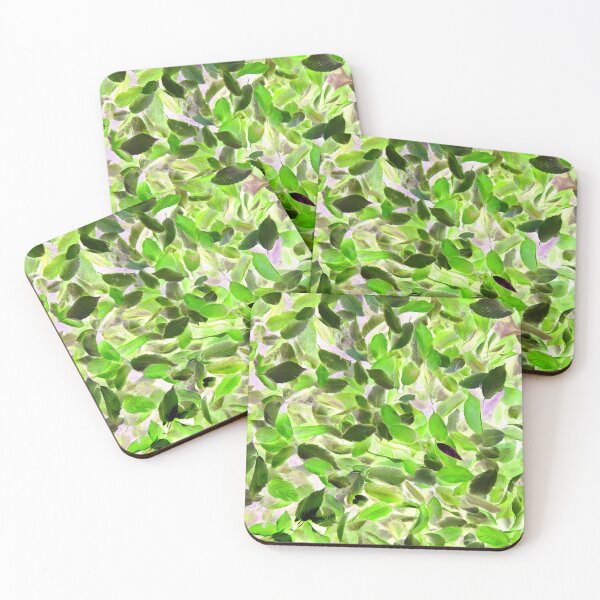 Item preview, Luminous Green Leaves designed and sold by ckylin.