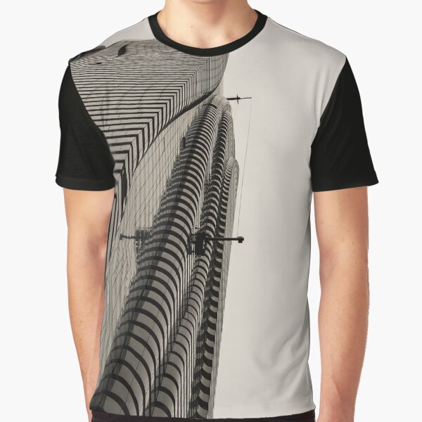 Architecture - skyscraper - tower optical illusion Graphic T-Shirt