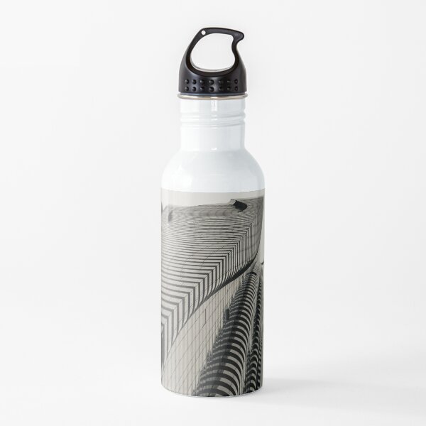 Architecture - skyscraper - tower optical illusion Water Bottle