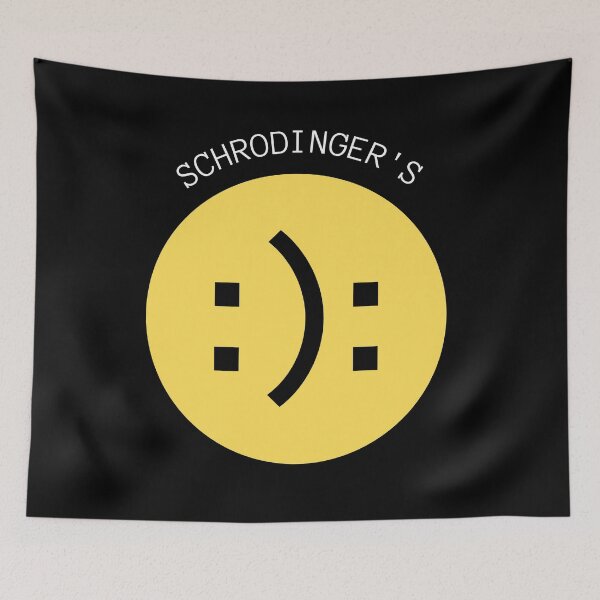 Item preview, Schrodinger's Smiley - Schrödingers Smiley designed and sold by mydoodlesateme.
