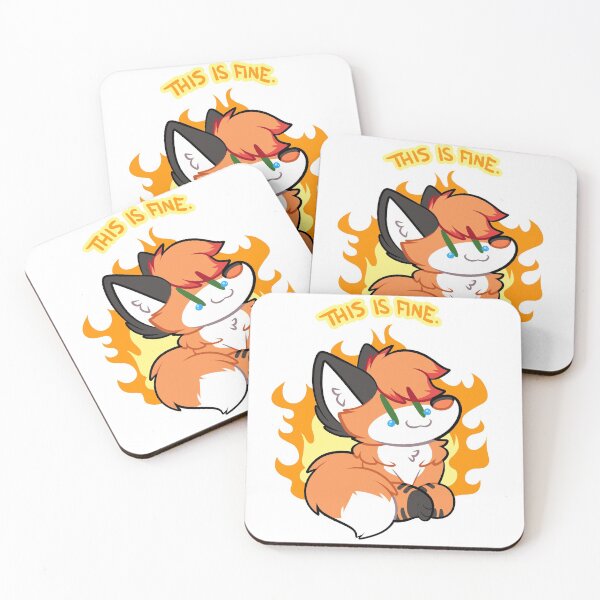 Item preview, This is fine.... designed and sold by LupusetVulpes.