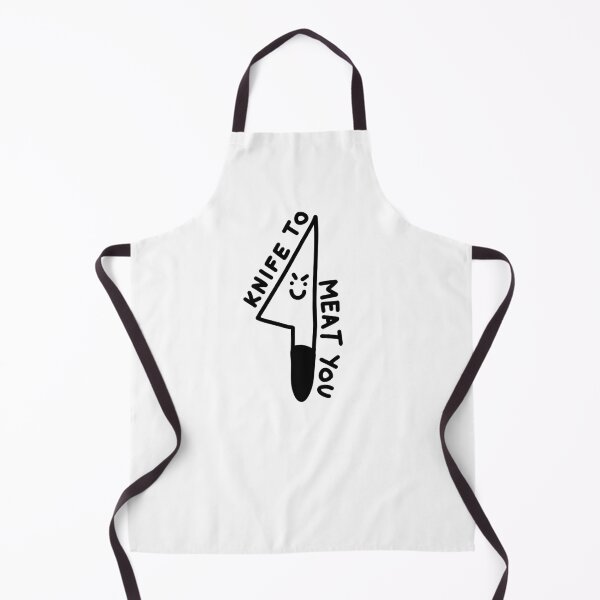 Item preview, Knife to Meat you (Black) designed and sold by PixelTiefling.