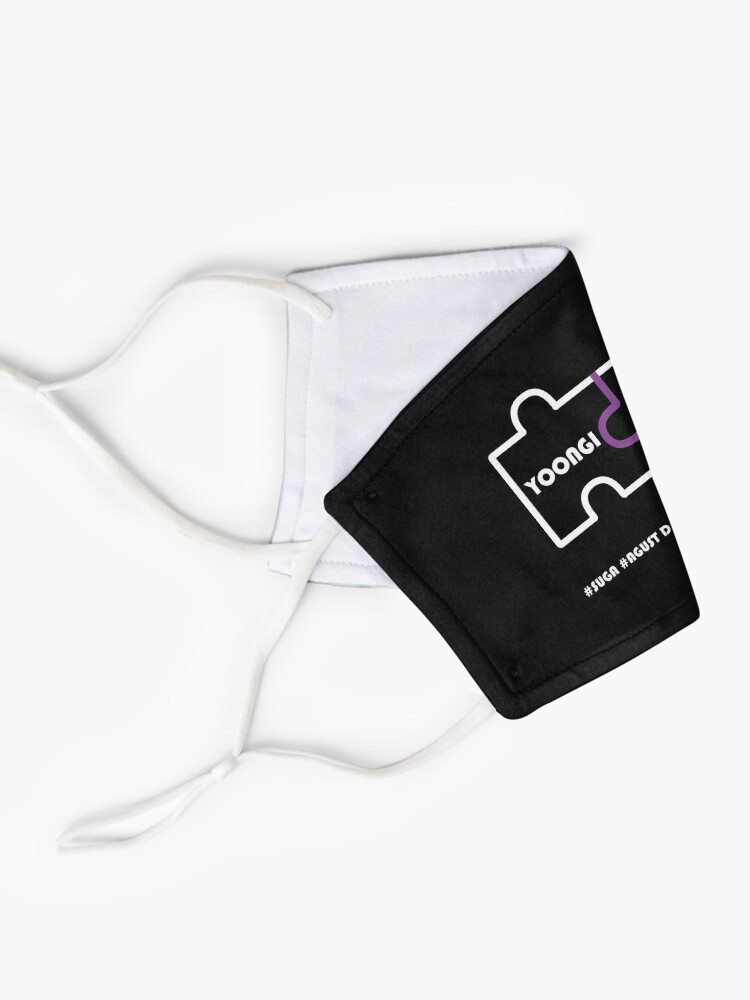 Alternate view of BTS #Connect Jigsaw - Suga (Yoongi) Mask