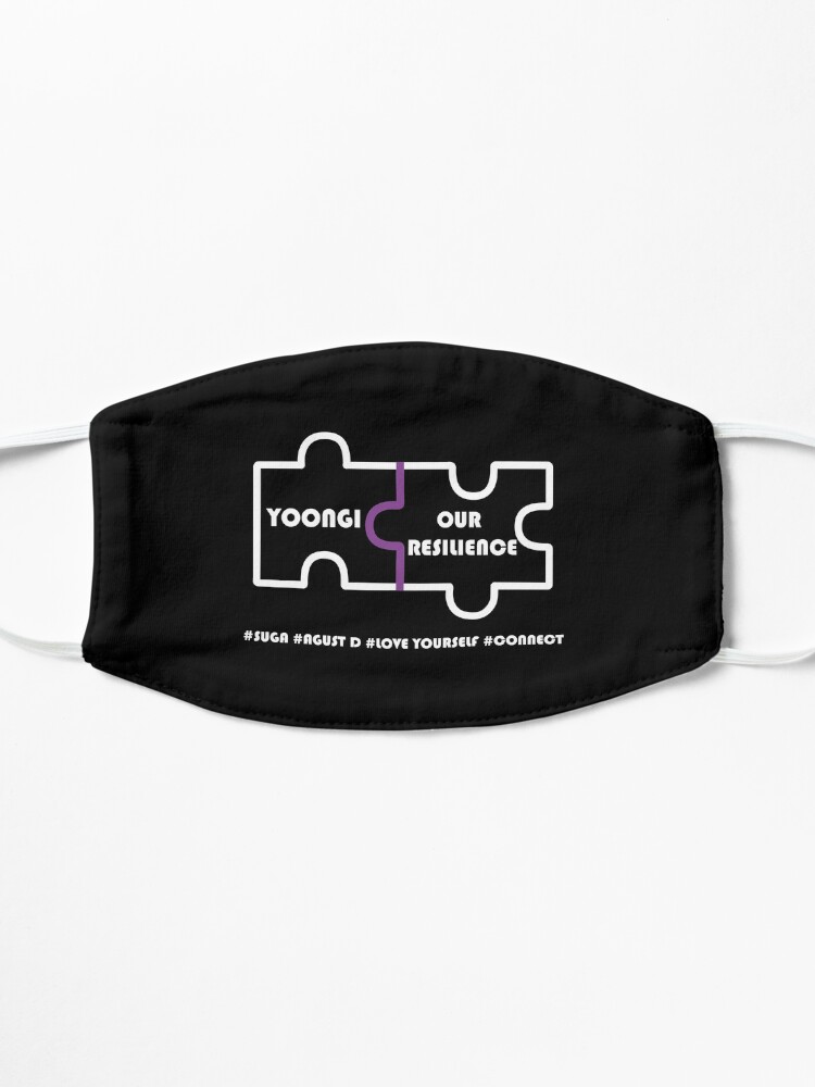 Alternate view of BTS #Connect Jigsaw - Suga (Yoongi) Mask