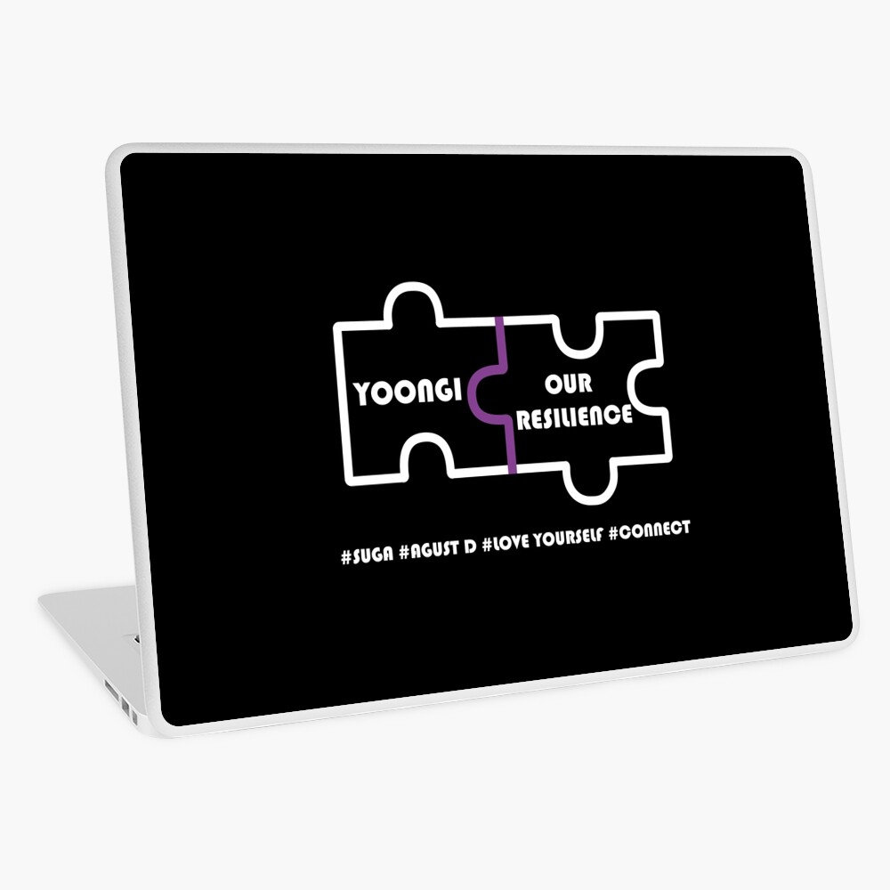 BTS #Connect Jigsaw - Suga (Yoongi) Laptop Skin
