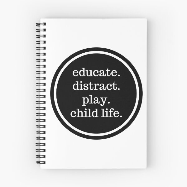 Item preview, educate distract play child life (black) designed and sold by agabrielle97.