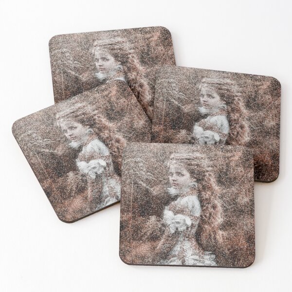 Item preview, Pointillist Lady Fashion designed and sold by Bubblepoor.