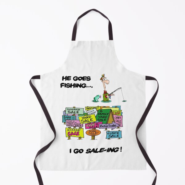 Item preview, He Goes Fishing I Go Sale-ing designed and sold by writermore.