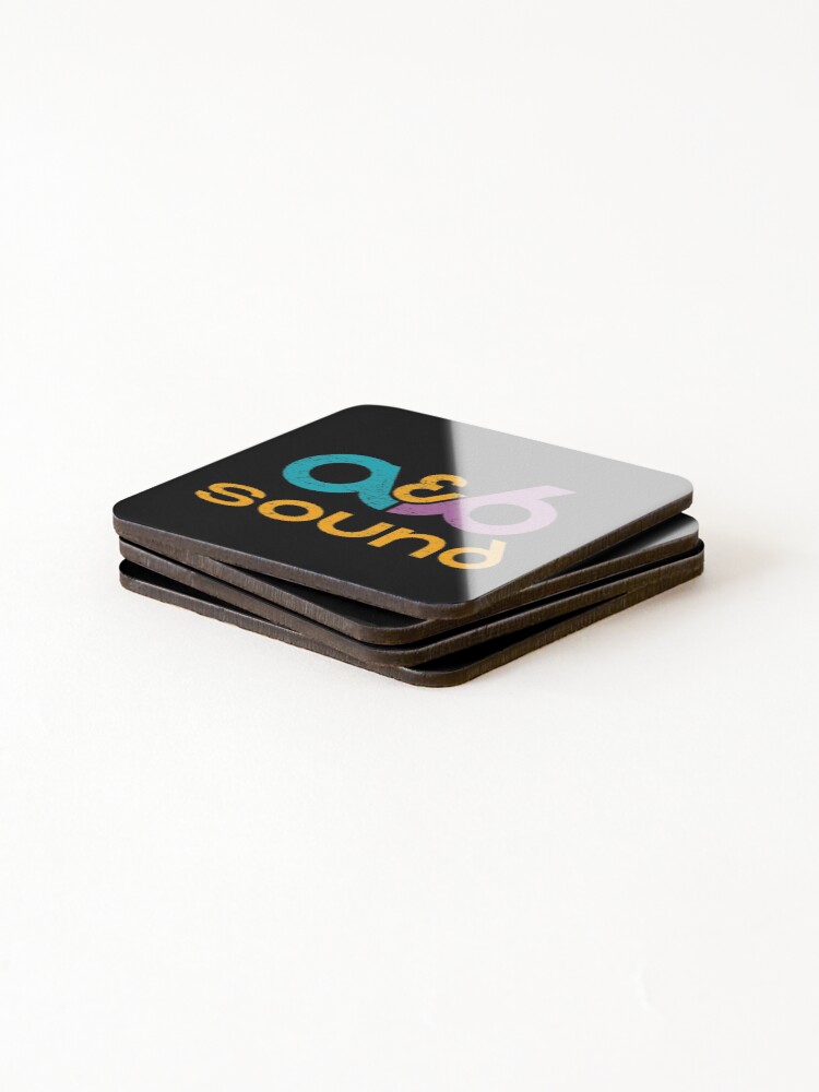 Thumbnail 4 of 5, Coasters (Set of 4), a&b sound (worn) [Roufxis-Rb] designed and sold by RoufXis.