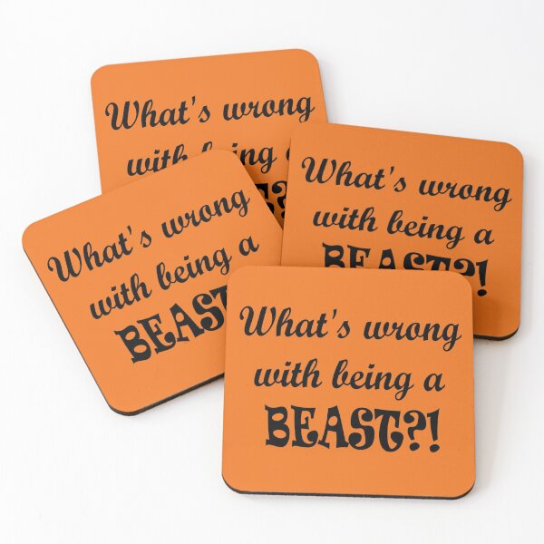 Item preview, Being Beastly (Black Text) designed and sold by DisneyFanatic23.