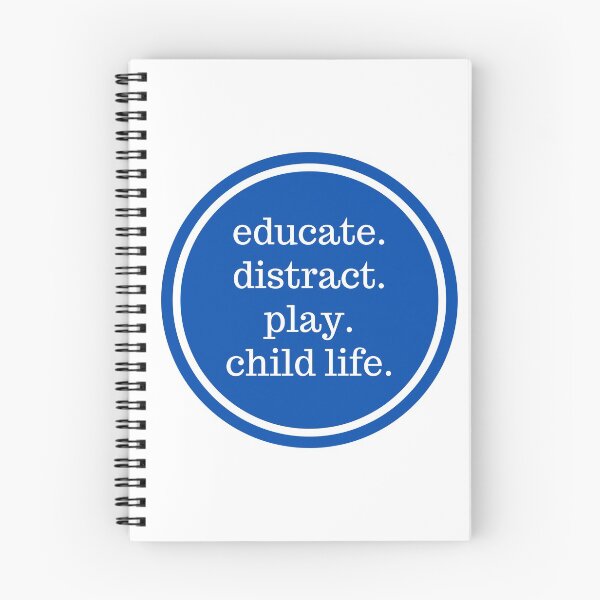 Item preview, educate distract play child life (blue) designed and sold by agabrielle97.