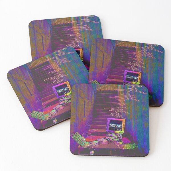 Item preview, Trippy Psychedelic lo-fi TV Head - "Retconnaissance" Poster & Products designed and sold by Steez Art.