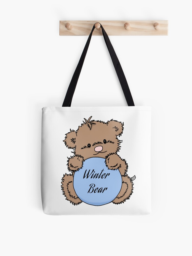 Winter Bear BTS V Tote Bag