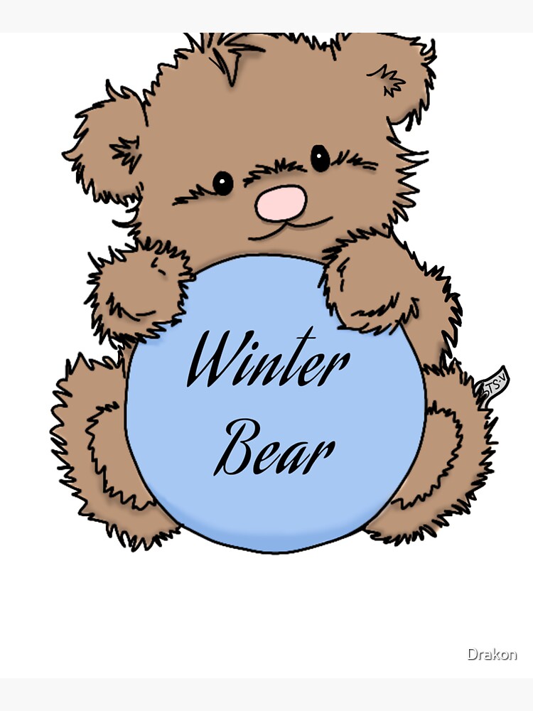 Winter Bear BTS V Tote Bag