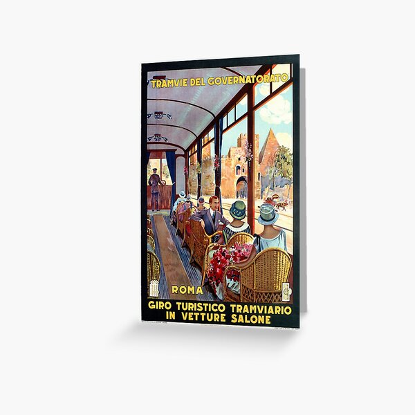 Item preview, Rome Italy Interior luxury tourist tram Italian travel designed and sold by aapshop.