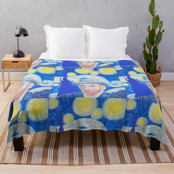 Item preview, Vincent Van Gogh on a starry night, artwork designed and sold by saranagliccuris.
