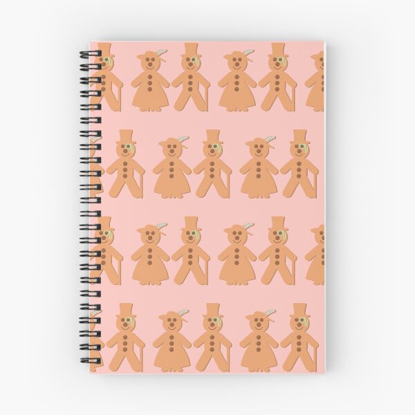 Item preview, Posh Victorian Gingerbread People on PInk designed and sold by WeaveTrumpet.