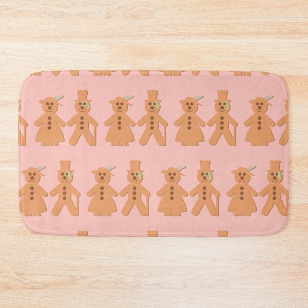 Item preview, Posh Victorian Gingerbread People on PInk designed and sold by WeaveTrumpet.