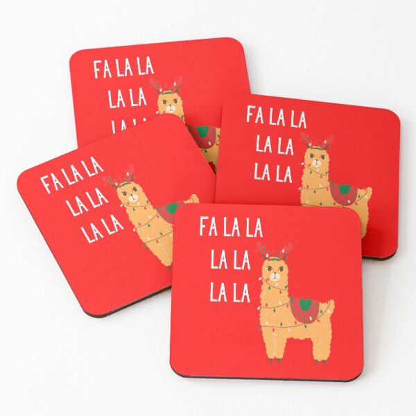 Item preview, Deck the Halls Llama Style designed and sold by Nicola Leyh.