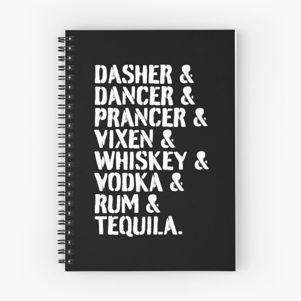 Item preview, Reindeer and Alcohol List designed and sold by wheedesign.