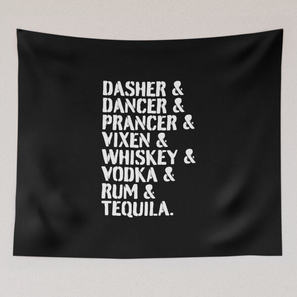Item preview, Reindeer and Alcohol List designed and sold by wheedesign.