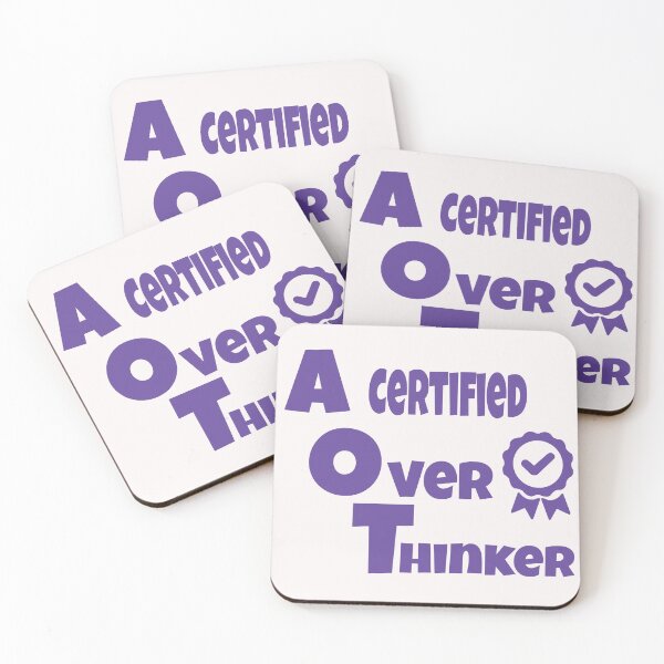 Item preview, A certified overthinker designed and sold by ArtOfArty.