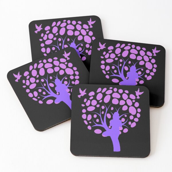 Item preview, Violet Purple Tree Pose designed and sold by foxcreative.