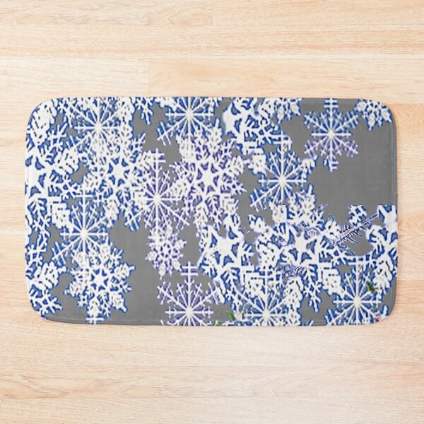 Item preview, GREY WINTER SNOWFLAKES ABSTRACT ART designed and sold by sharlesart.