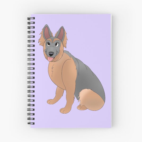 Item preview, Cartoony German Shepherd Design designed and sold by pawtraitdreams.