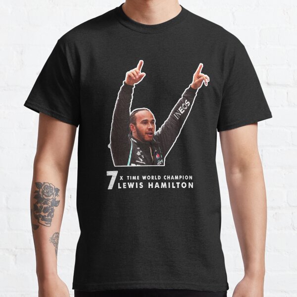 Lewis Hamilton 7 time world champion T-shirt classique