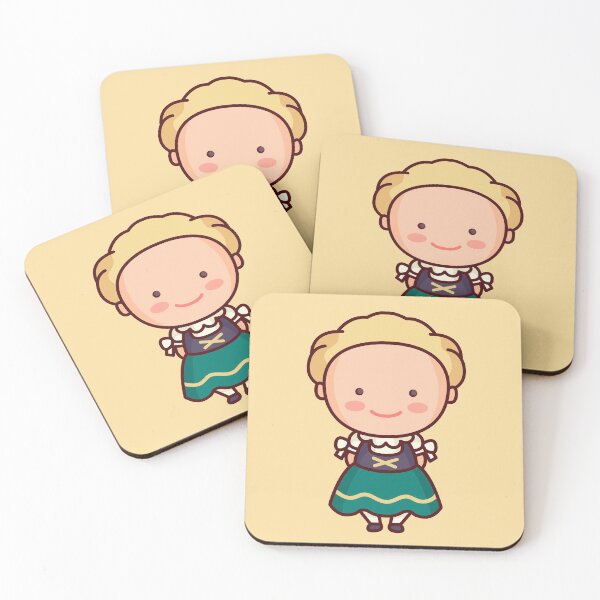 Item preview, Kawaii German Bavarian Maiden Character designed and sold by SLAG-Creative.