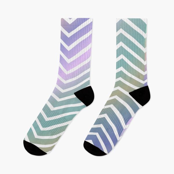 Item preview, Zig Zag Chevron Pattern - Purple Blue Green Chevron designed and sold by ravishdesigns.