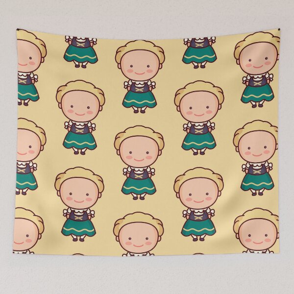Item preview, Kawaii German Bavarian Maiden Character designed and sold by SLAG-Creative.