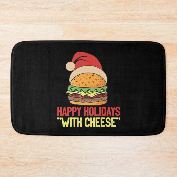 Item preview, Happy Holidays with Cheese Christmas cheeseburger designed and sold by entwistle2.