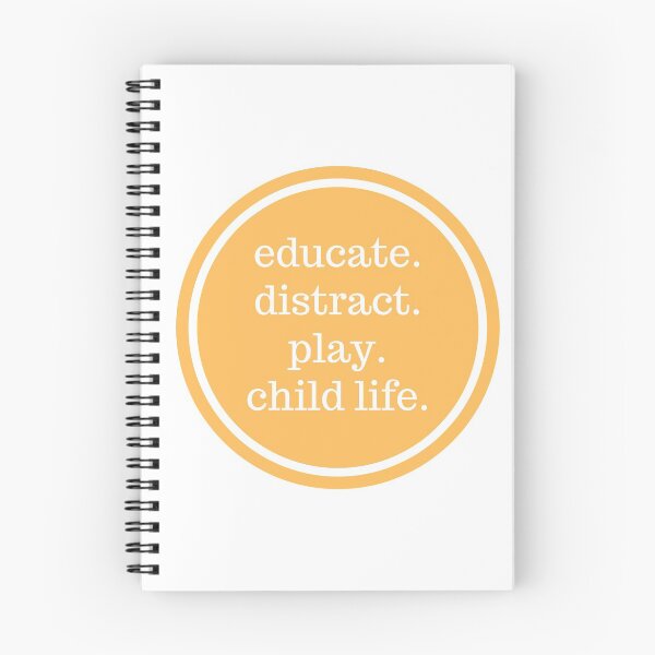 Item preview, educate distract play child life (orange) designed and sold by agabrielle97.