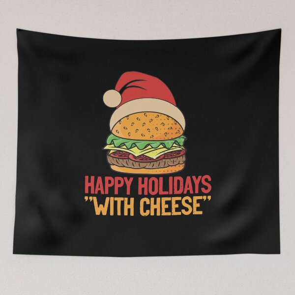 Item preview, Copy of Happy Holidays with Cheese Christmas cheeseburger designed and sold by entwistle2.
