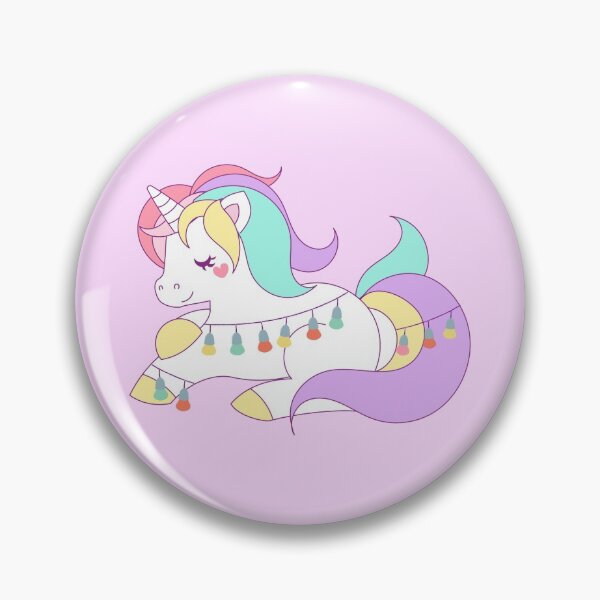 Item preview, Festive Unicorn for Christmas Tangled in Christmas Tree Lights designed and sold by TheDonatsuShop.