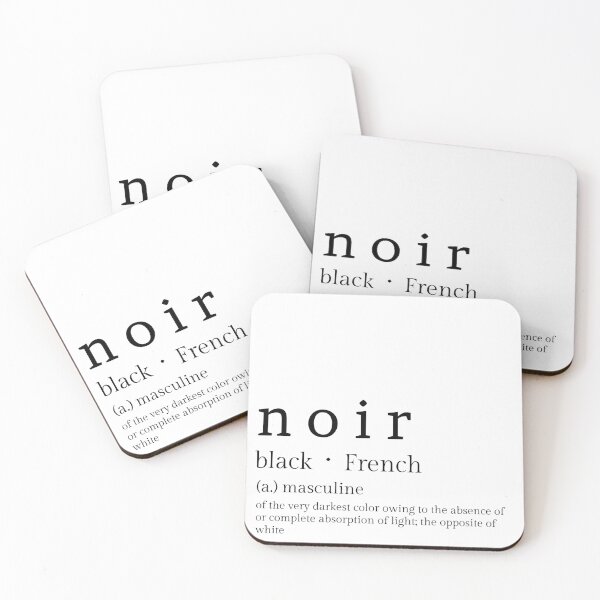 Item preview, noir - black - french word aesthetic  designed and sold by Anouck Heyer.