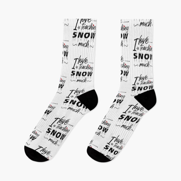 Item preview, I Love Teaching Snow Much - Cute Gift Idea For Teachers designed and sold by CreativaArt-.