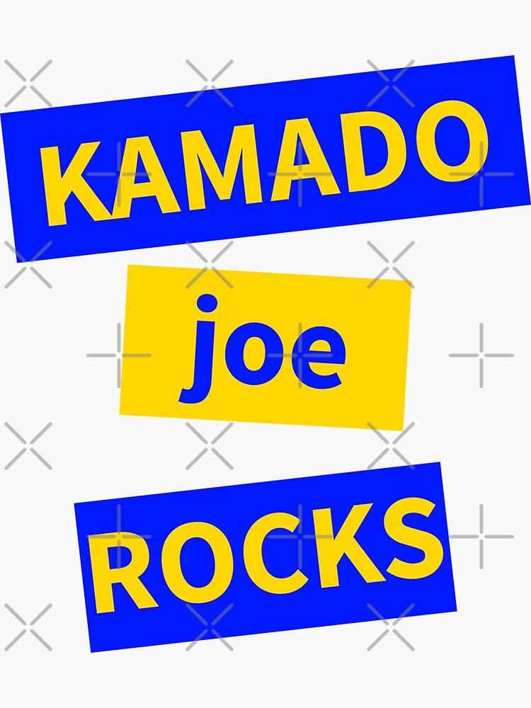 Kamado Joe Rocks Smoking Meat Bbq Gift Sticker For Sale By Jaskei Designs Redbubble