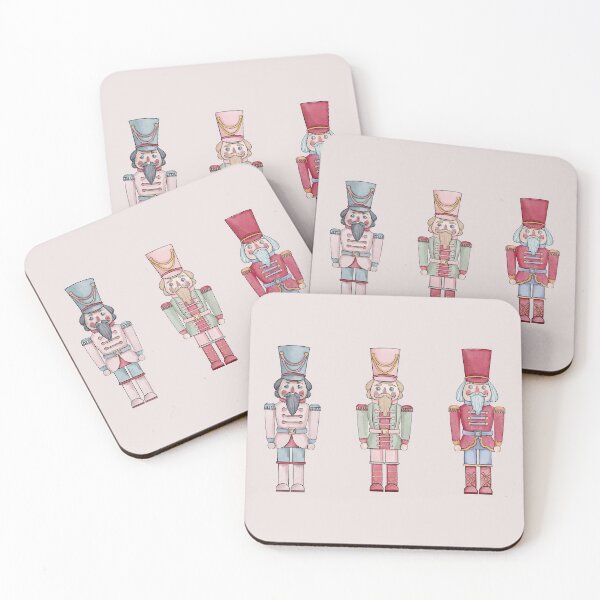 Item preview, watercolor nutcracker Christmas   designed and sold by blackcatgraphic.