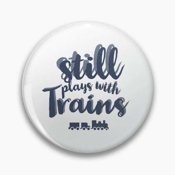 Item preview, Train driver - driver - train lover - love trains - still plays with trains - blue grey  designed and sold by Tropical Blood.